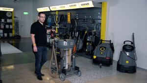 Распаковка промышленного пылесоса IVRL 100-24 для сбора жидкости и стружки