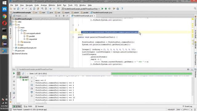 ESpark Adarsh Java8 21_ParallelStream(Stream_parallel Thread worker count via vm args)Example смотреть онлайн