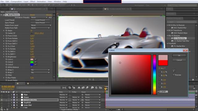 AEplug 019 - Имитация хроматических аберраций (chromatic aberration) смотреть онлайн