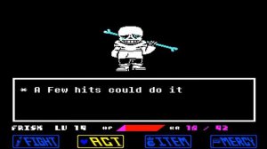 Underswap Disttrust Sans Remake (Demo) - Undertale Fangame