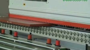 Автоматическая линия для изготовления дверей (форматно-обрезной станок, кромкооблицовочный станок)