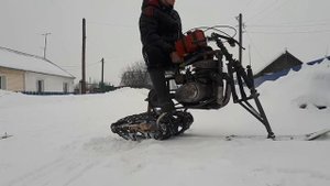 Иж юпитер (минибайк) табуретка теперь на гусеницах (продолжение)