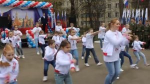 Школа Аллы Духовой "Тодес"  Дегунино на праздничном мероприятии "Салют, Победа!"