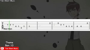 Ben 10 - Theme Song Guitar Tutorial