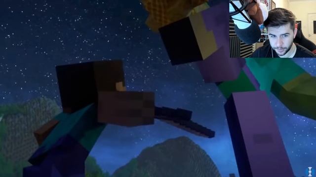 REACTING TO FUNNY MINECRAFT ALEX & STEVE BEE FIGHT BLOOPERS! Minecraft Animations! смотреть онлайн