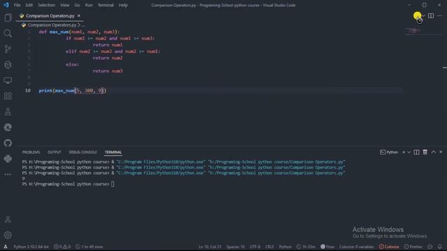 Comparison operators in python смотреть онлайн