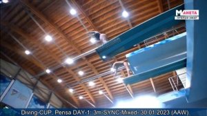 Diving-CUP Pensa DAY-1 3m-SYNC Mixed (30.01.2023)