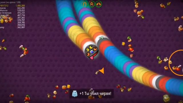 Как можно всегда получать 🥇первое место в игре "Червячная зона" смотреть онлайн