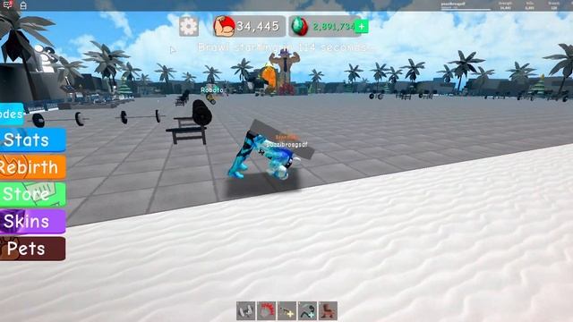 СИМУЛЯТОР КАЧКА 3 ? Странная штука! Качок, что это? Roblox Weight Lifting Simulator 3 смотреть онлайн