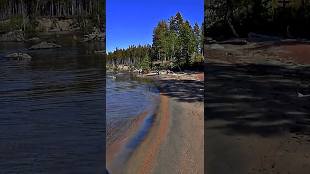 Золотая вода озера Колвица на Кольском | Одиночный сплав каяке