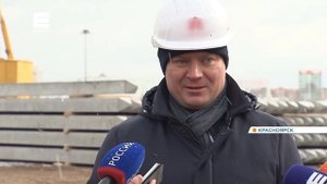 Показываем, как идет строительство первого в Красноярске аквапарка