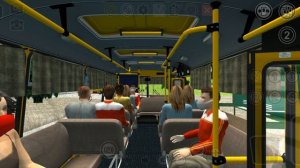 Proton Bus Simulator ПАЗ-32054 школьный, карта Zerniki (Android)