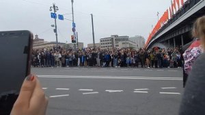 Прохождение коробок после Парада Победы 2019