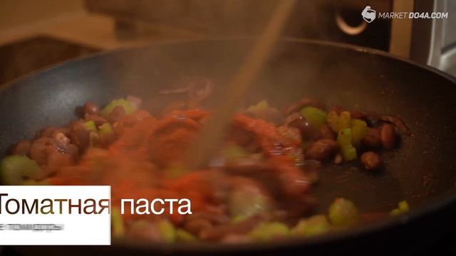 Запеченные перцы с фасолью