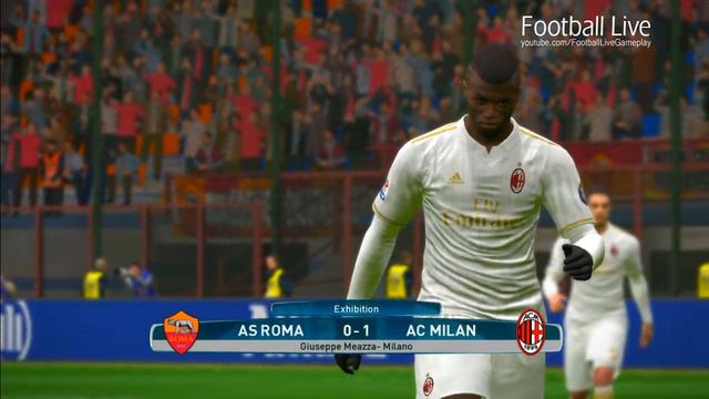 Roma vs Milan | Serie A 2016/2017 | PES 2017 Gameplay PC смотреть онлайн
