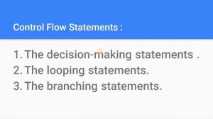 Java Control Flow Statements with Examples