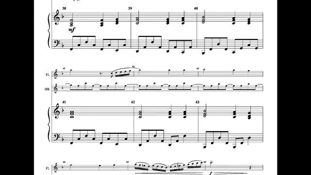 When I Survey the Wondrous Cross for handbell solo with piano accompaniment and optional flute смотреть онлайн