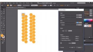 How to make honeycomb(hexagon) pattern in Adobe illustrator|Hexagonal grid illustrator |Meraki Savv