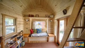 Обзор / Красивый интерьер маленьких дачных домиков