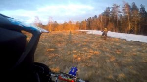 Yamaha yz 85 vs Apollo 150/ПОКАТУШКА/STUNT