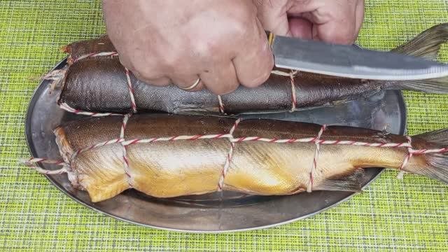 ГОРБУША полугорячего копчения