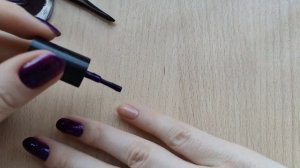 Обычный лак. Стразы на обычном лаке✨