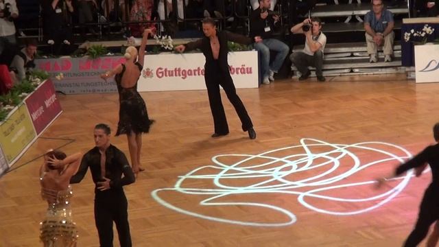 Anton Semenov - Anastasia Borshcheva. Rumba. GOC Stuttgart 2012 Grand Slam Latin. смотреть онлайн