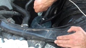 прочистка радиатора печки на BMW 320i E90 N46 2007 года без снятия