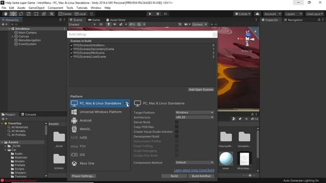 How to publish your unity game to web(WebGL). смотреть онлайн