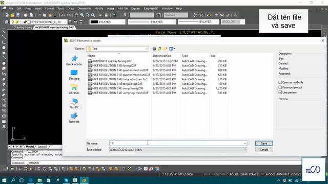 [ ProgeCAD 2016 Pro ] Save Block nhanh смотреть онлайн