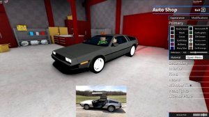 They Added a Delorean Time Machine to Roblox! (Vehicle Simulator Update!)