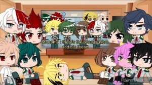 || Bnha class 1-A react to "shut up" ||
