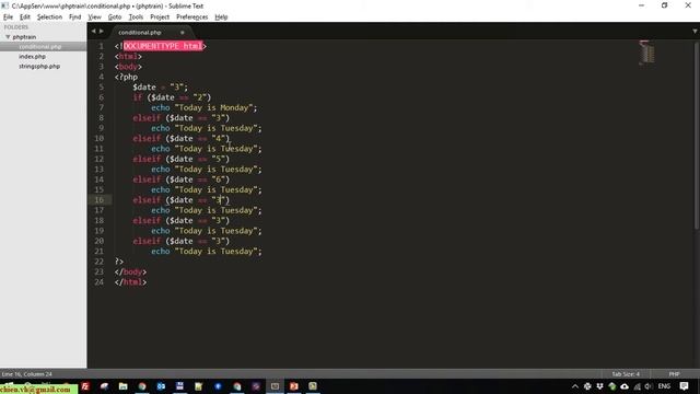 Day6: Conditional Statements in PHP