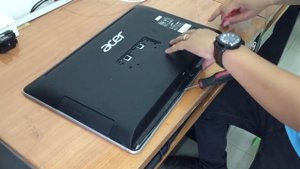 แกะฝาหลัง all in one pc acer aspire zc-700