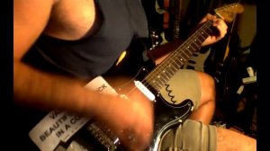 Kurt Cobain Vandalism Inspired Squier Stratocaster Demo