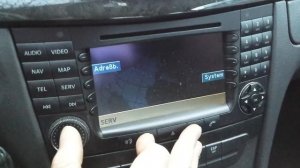 COMAND Инженерное меню в радио COMAND Мерседес е класс w211