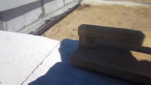 Как выровнять (счесать) газоблок