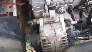 Volkswagen Sharan замена рулевого наконечника и водяного насоса 1.9 tdi afn