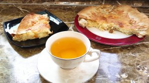 Ленивый хачапури с творожно - сырной начинкой!