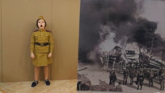 «Живое пламя» Т. Овчинникова читает Яхно Ангелина. Обращение к ветеранам. СПАСИБО ЗА ПОБЕДУ!