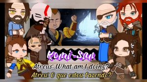 God of War Ragnarök react to Alucard /Kratos 2em1 ||Animes|| Gacha react #gachaaşk #animes #kratos