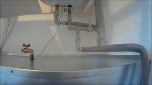 Первый запуск самодельного теплоаккумулятора