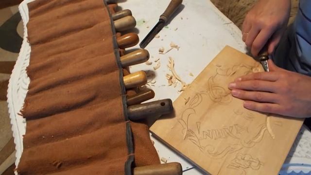 Резьба по дереву: "Пряничная доска и традиционный пряник" смотреть онлайн