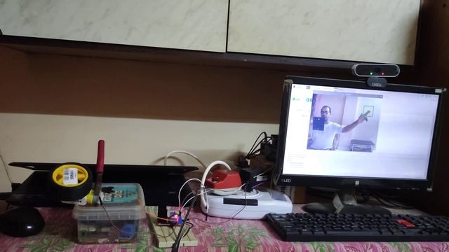 Virtual dc motor speed controller | raspberry pi 4 dc motor  | opencv virtual drag and drop