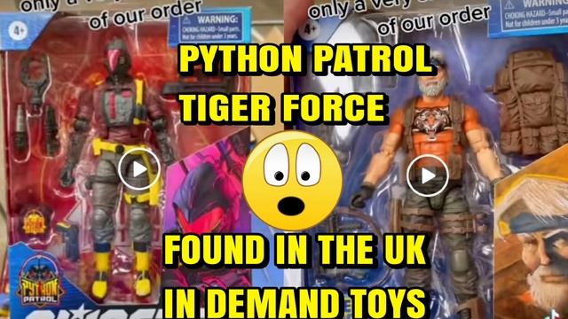 TARGET EXCLUSIVE GIJOE CLASSIFIED PYTHON PATROL BAT & TIGER FORCE OUTBACK HITTING THE UK смотреть онлайн