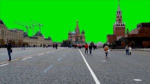 Красная площадь с хромакеем
