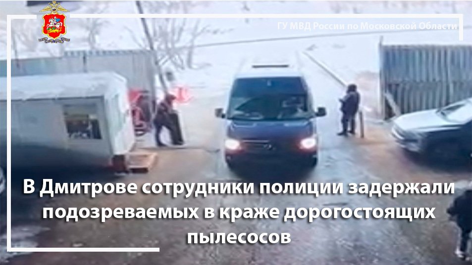 В Дмитрове сотрудники полиции задержали подозреваемых в краже дорогостоящих пылесосов
