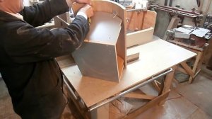 Радиусный фасад из массива дерева. Часть 2. Чистовая обработка. Curved cabinet doors..