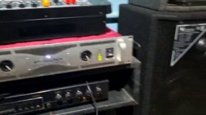 Усилитель Omnitronik P-500 и концертные колонки, звучание.