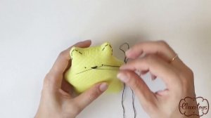 ❤️ Как сшить примитивного котика | Валентинка или милый подарок своими руками | Elma-toys